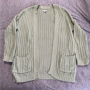 American Eagle Outfitters Mint Green Cardigan